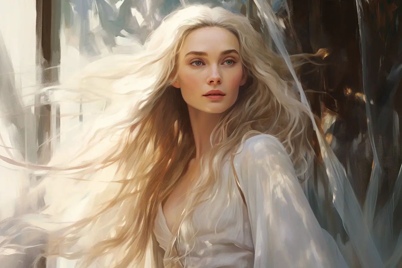 Ein Porträt von Galadriel – ob sie so aussieht, kann nur J.R.R. Tolkien entscheiden (Fotos: Mid).